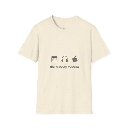 The Sunday System T‑Shirt Tee