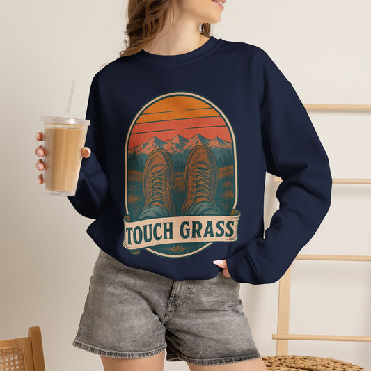 Touch Grass Crewneck Sweatshirt