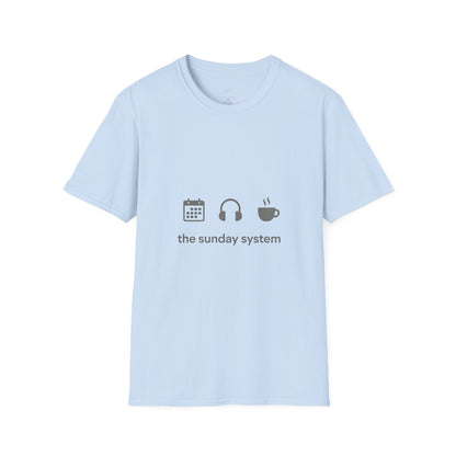 The Sunday System T‑Shirt Tee