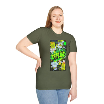 Neon Offline Graphic T-Shirt
