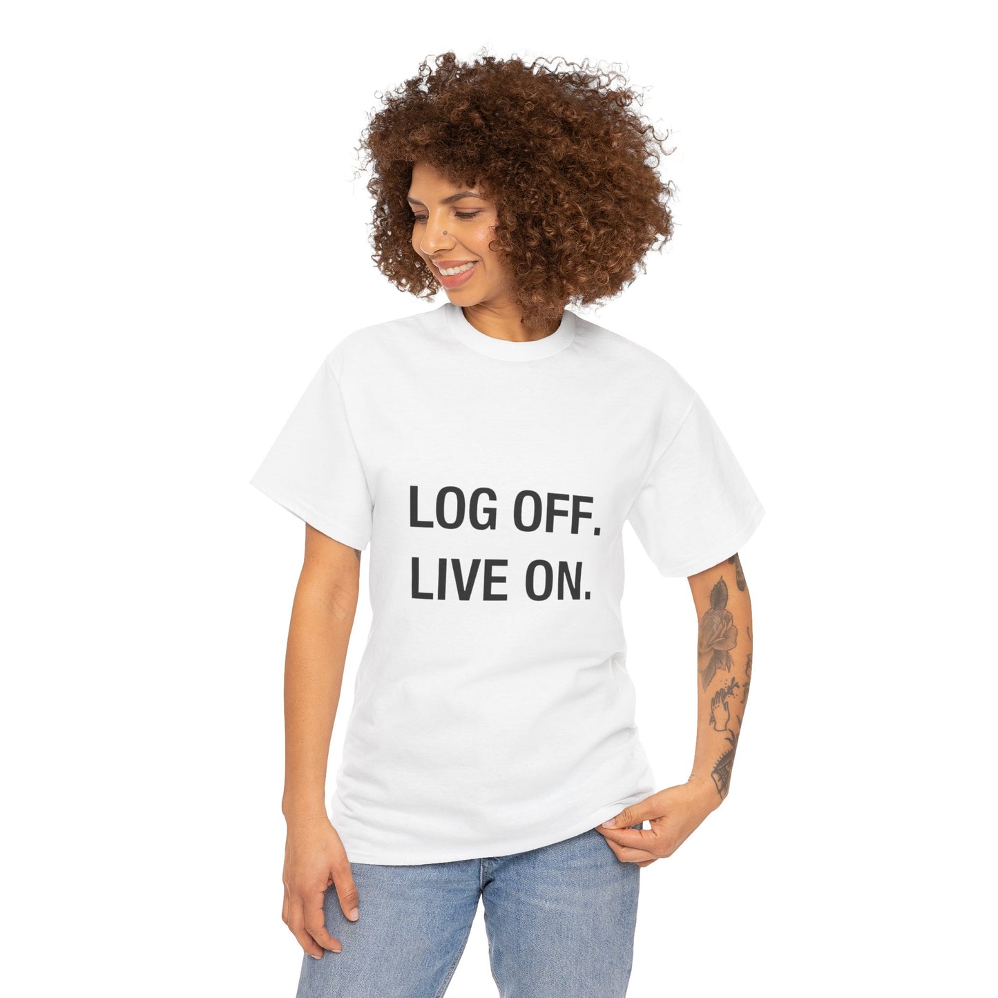 LOG OFF - LIVE ON Detox Tee