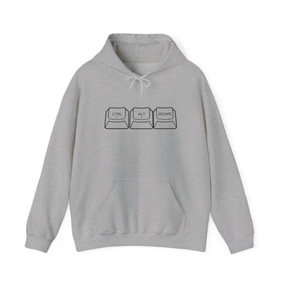 Three Keyboard Keys Design Hoodie