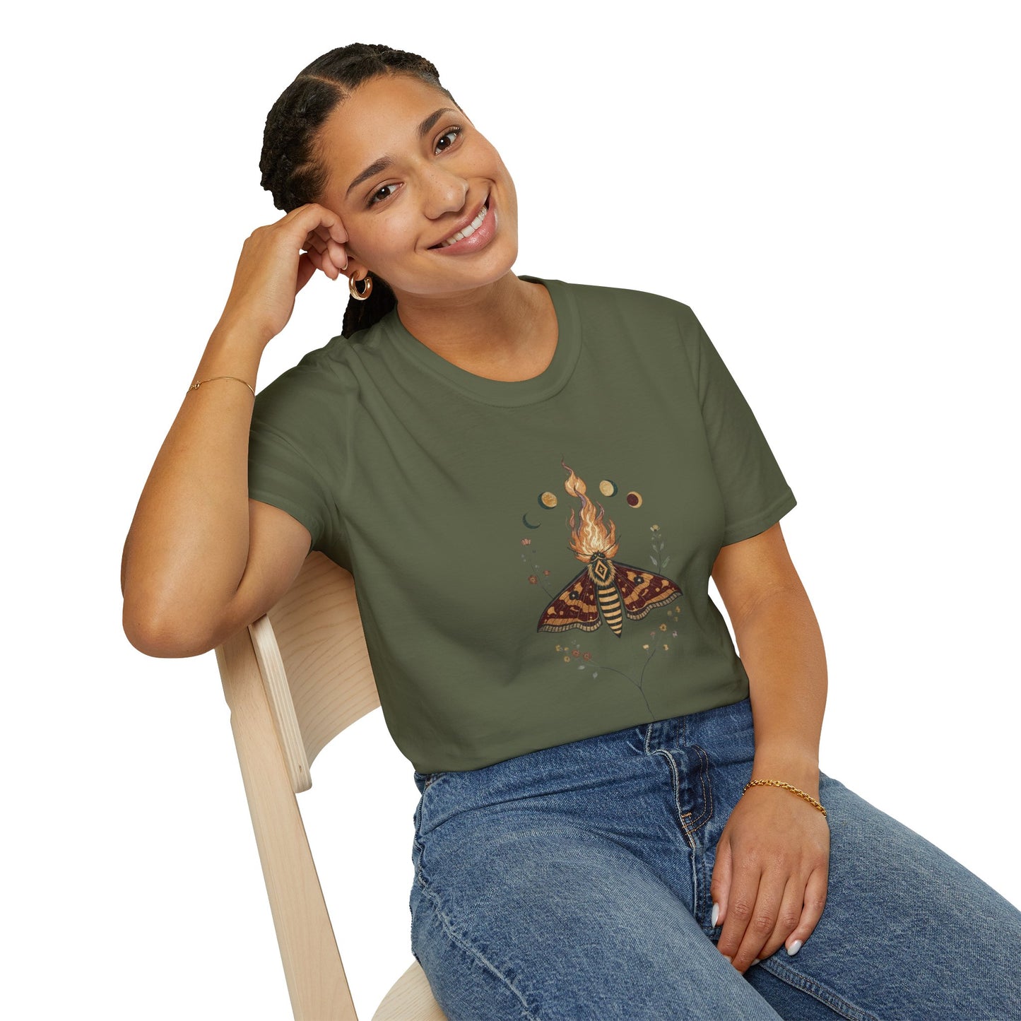 Mystic Flame Moth T-Shirt
