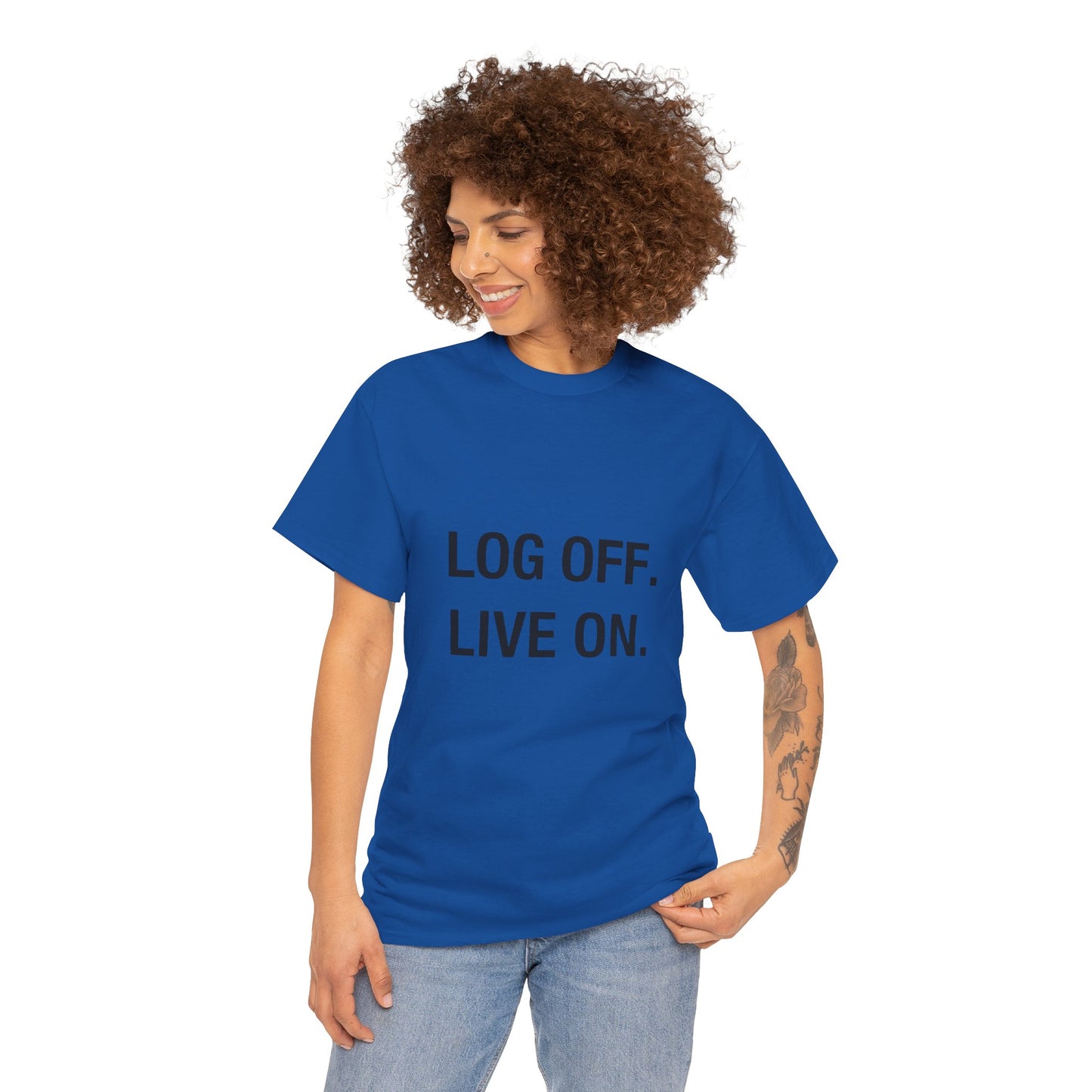 LOG OFF - LIVE ON Detox Tee
