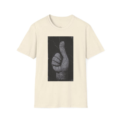 Stop Scrolling -Typography T-Shirt