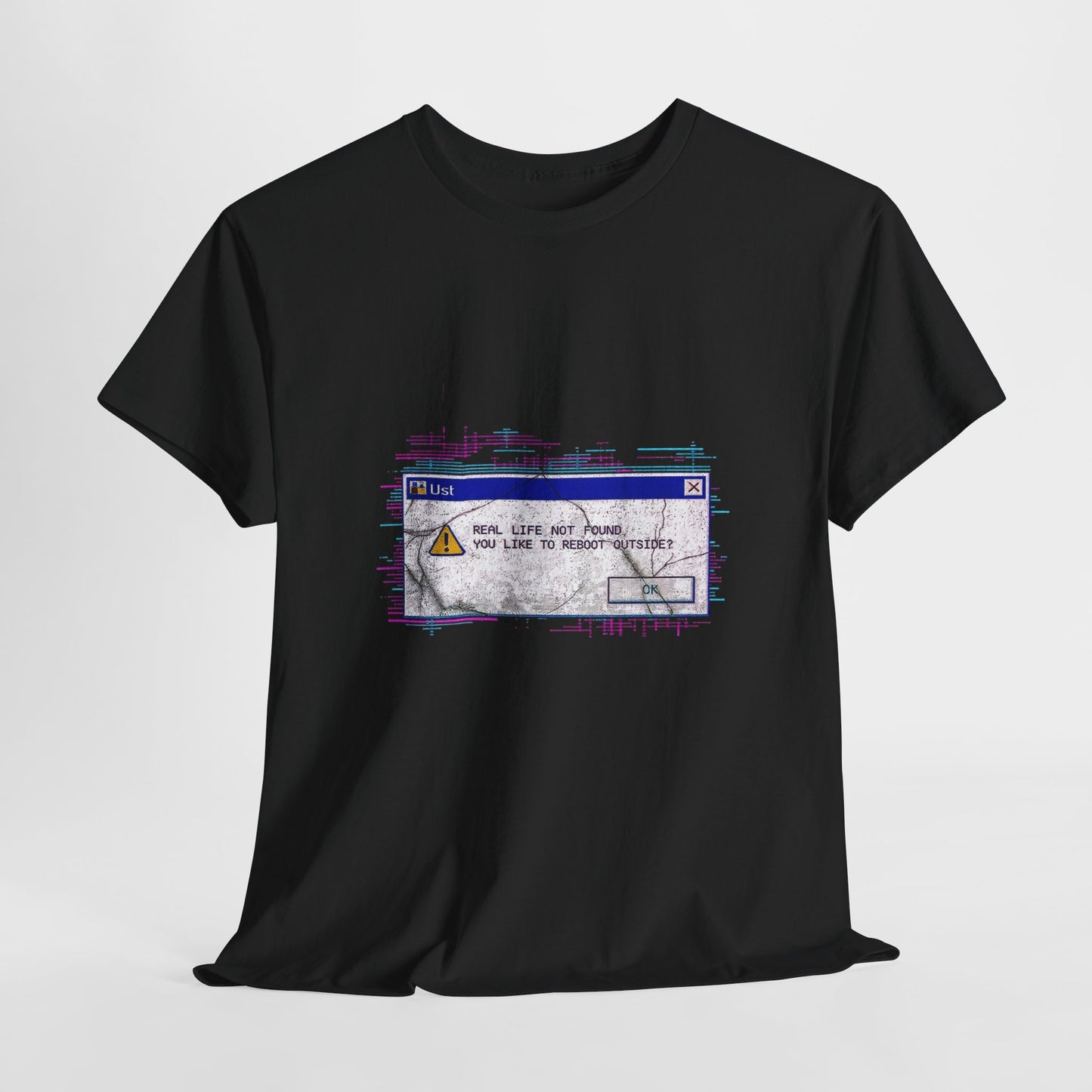 Windows Error Popup Glitch Art Tee