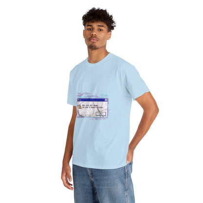Windows Error Popup Glitch Art Tee