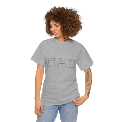 Ctrl Alt Del Keyboard Tee