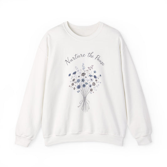 Nurture the Peace Floral Sweatshirt