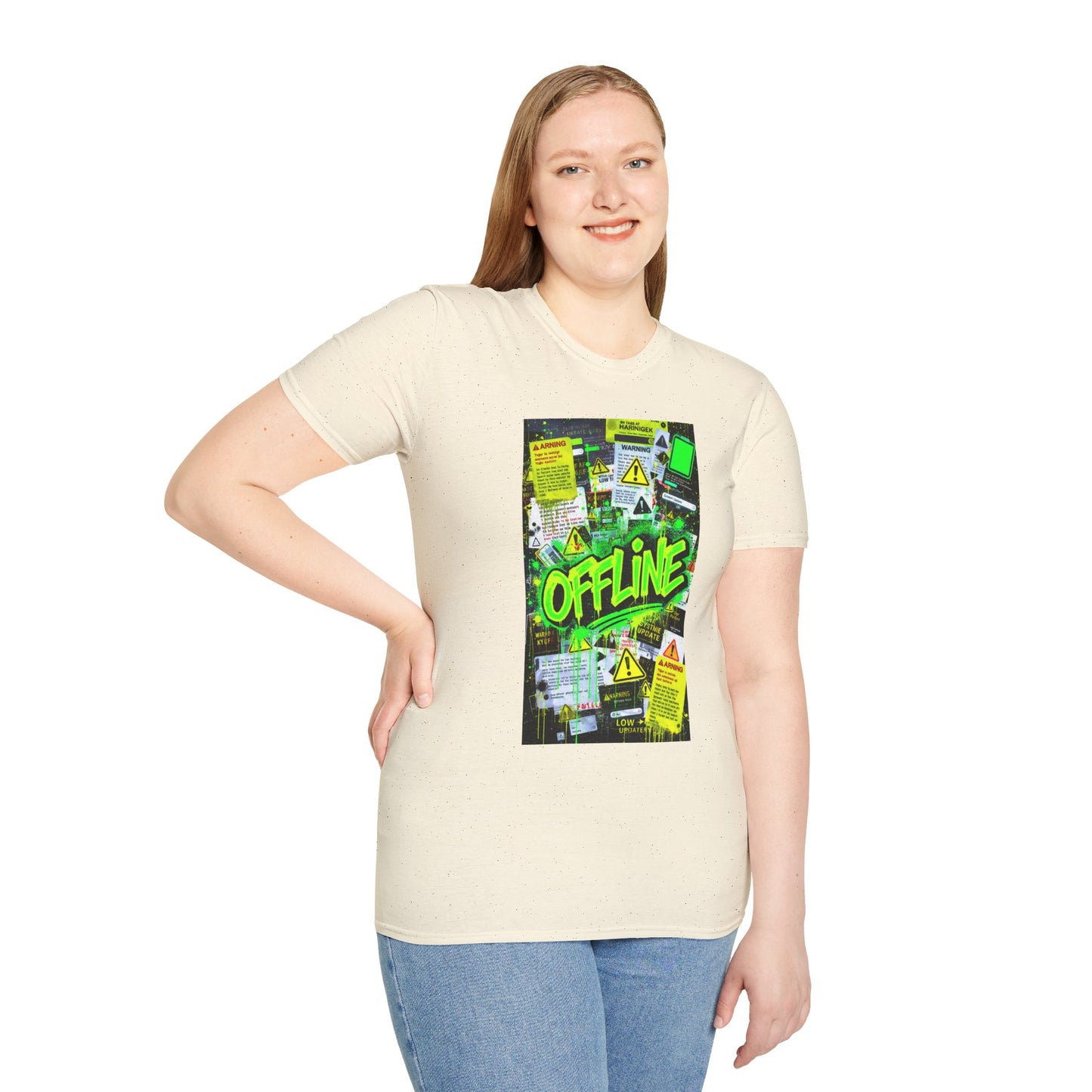 Neon Offline Graphic T-Shirt