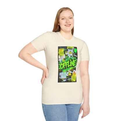 Neon Offline Graphic T-Shirt