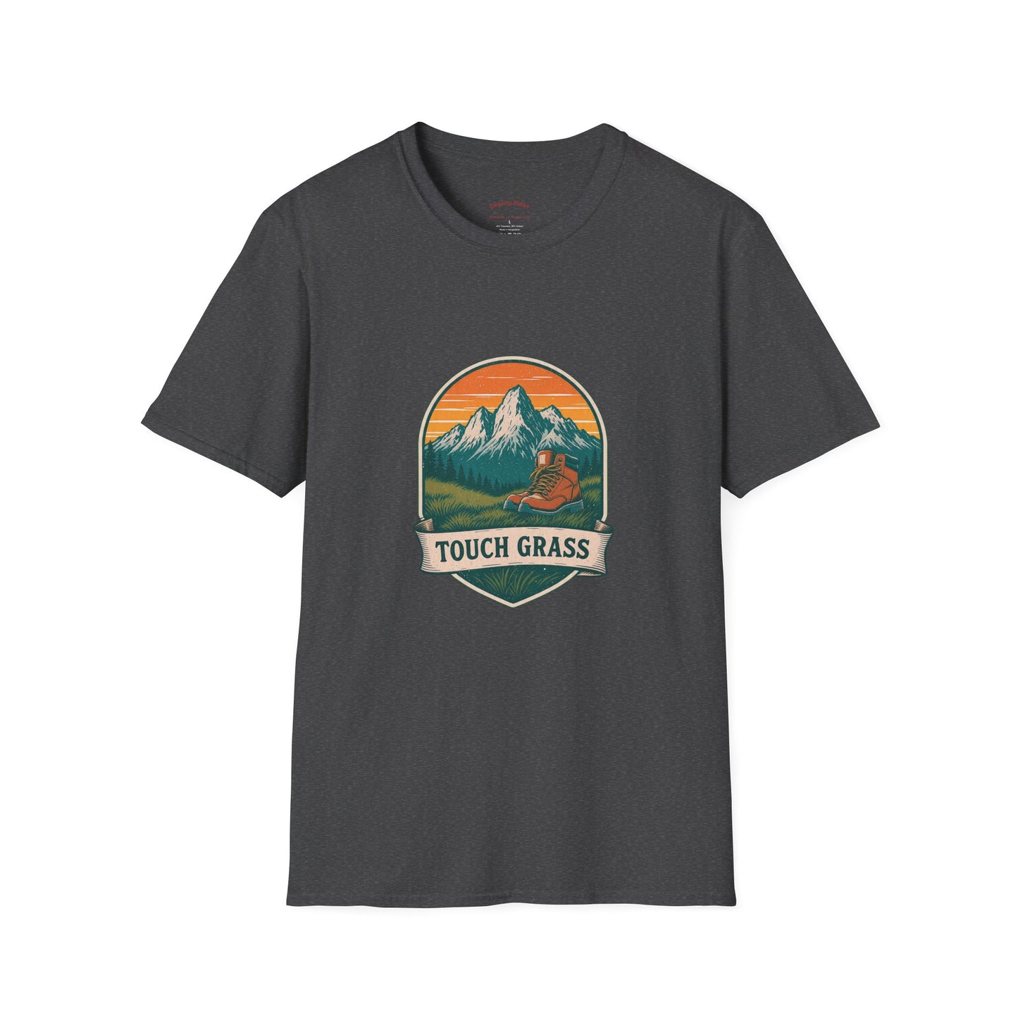 Vintage Mountain Patch Touch Grass Tee