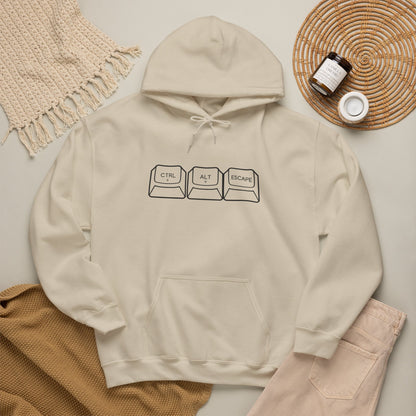Three Keyboard Keys Design Hoodie