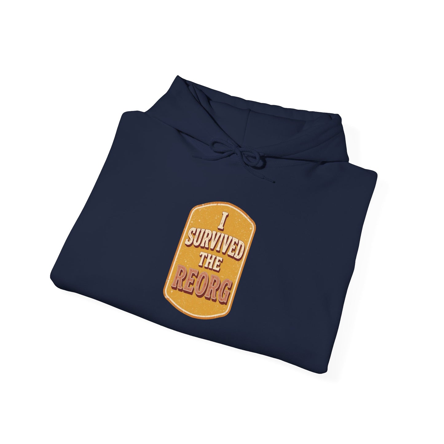 I Survived the Reorg Retro Patch Crewneck Hoodie