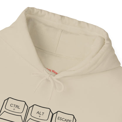 Three Keyboard Keys Design Hoodie