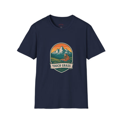 Vintage Mountain Patch Touch Grass Tee
