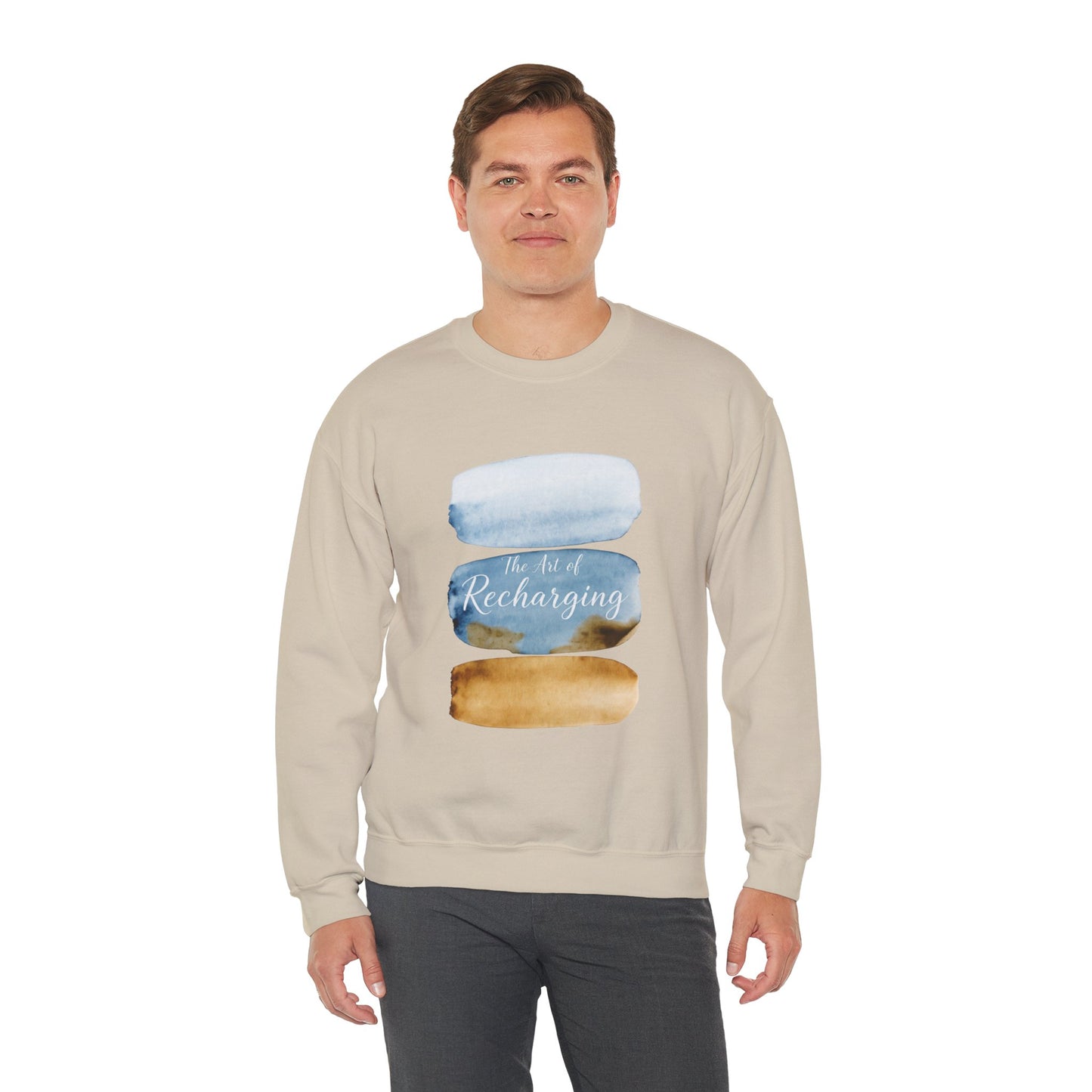 The Art of Recharging Watercolor Sweatshirt