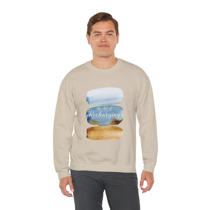 The Art of Recharging Watercolor Sweatshirt
