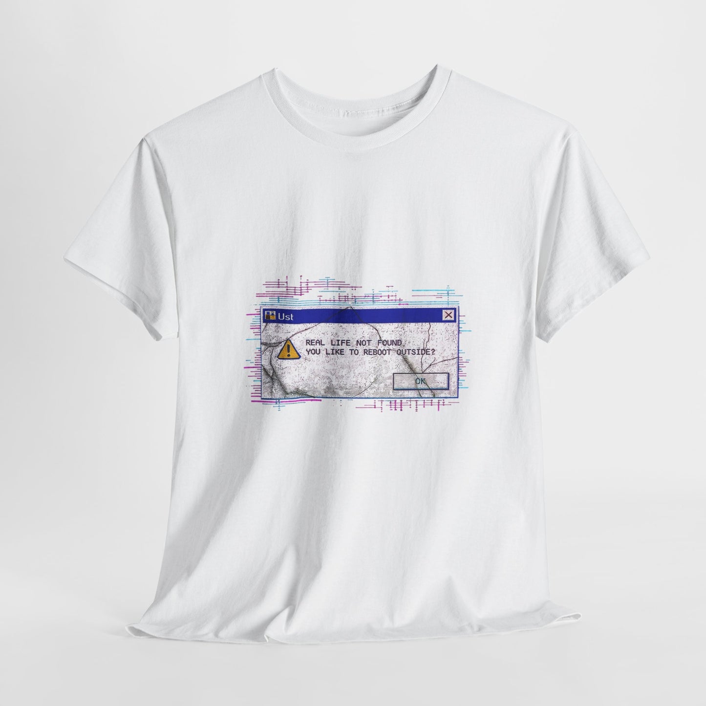 Windows Error Popup Glitch Art Tee
