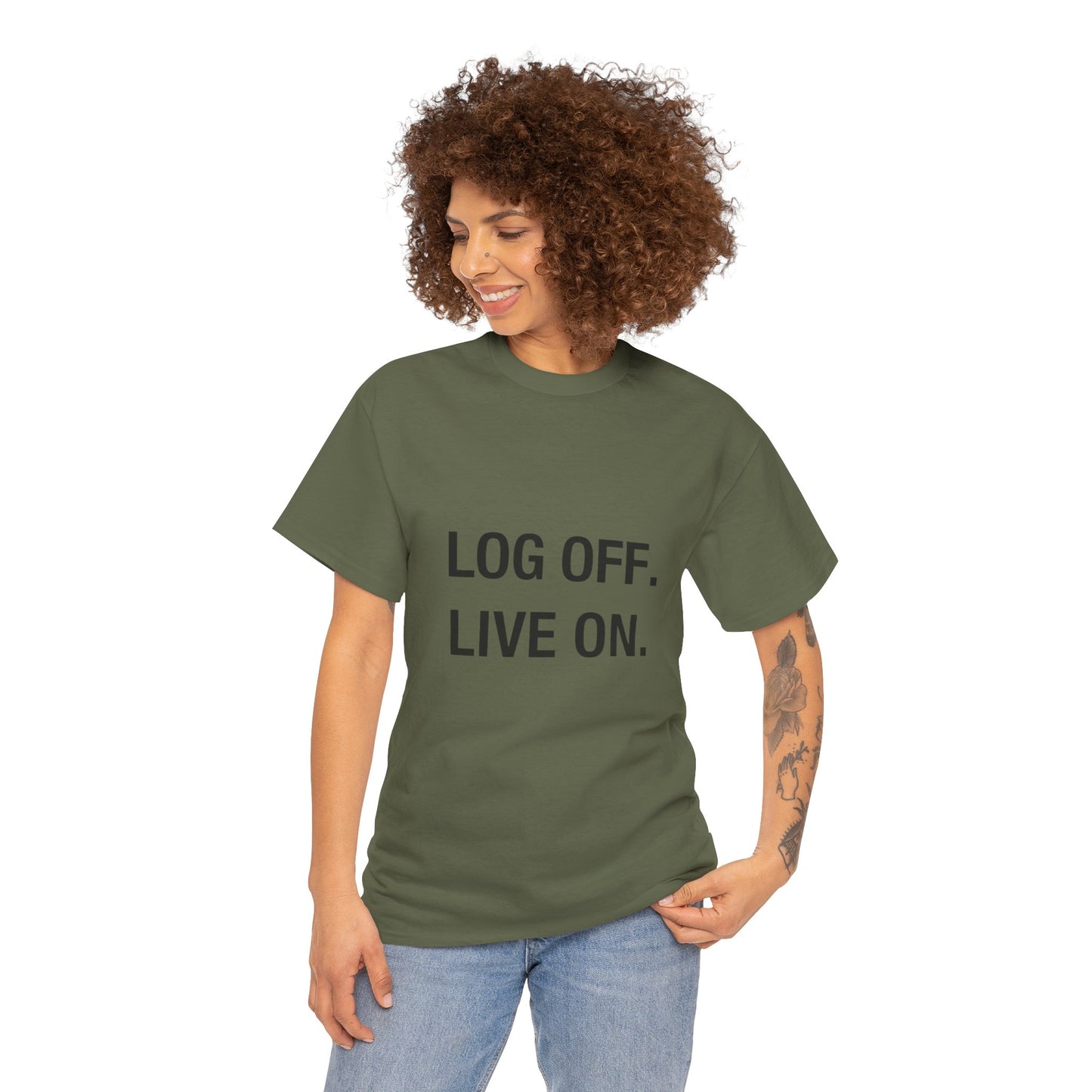 LOG OFF - LIVE ON Detox Tee