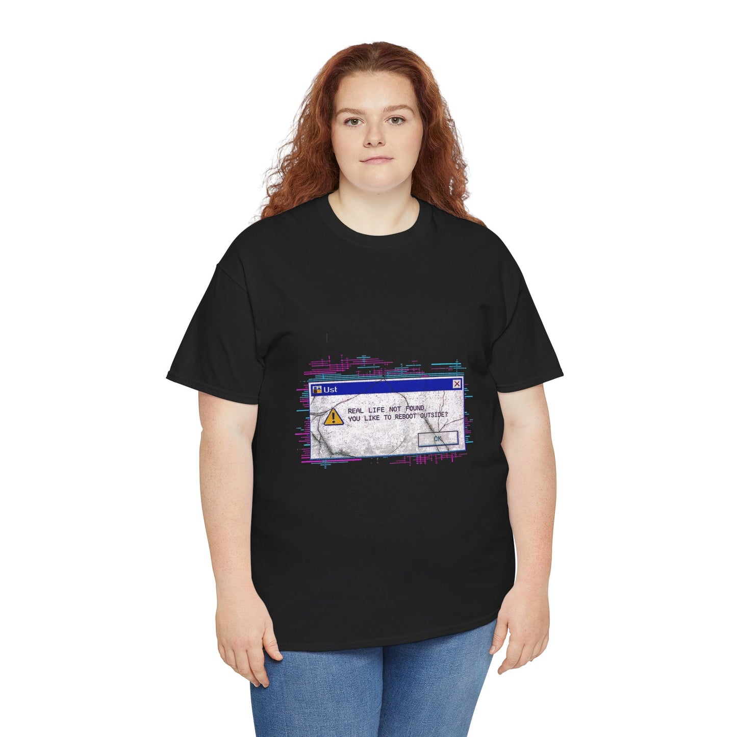 Windows Error Popup Glitch Art Tee