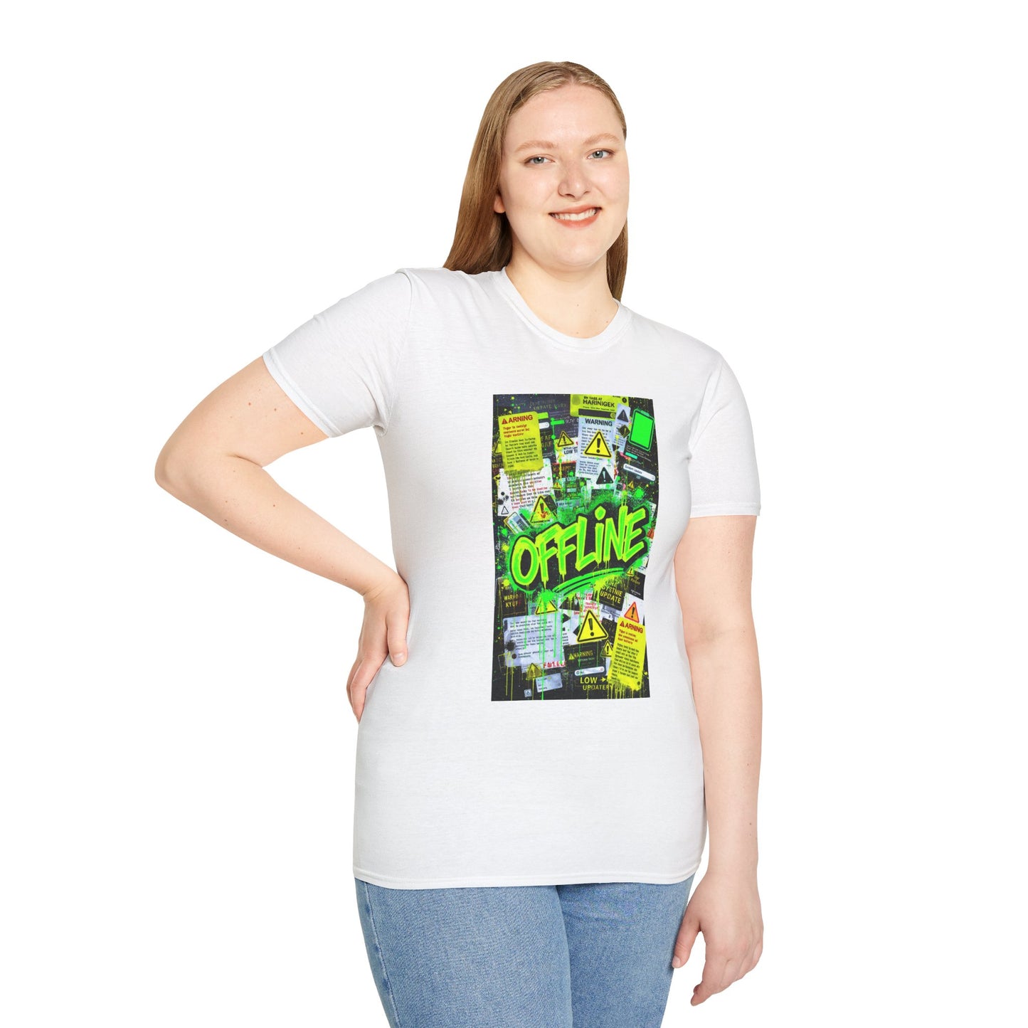 Neon Offline Graphic T-Shirt
