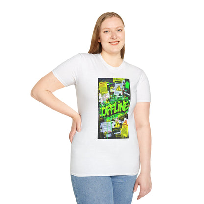 Neon Offline Graphic T-Shirt