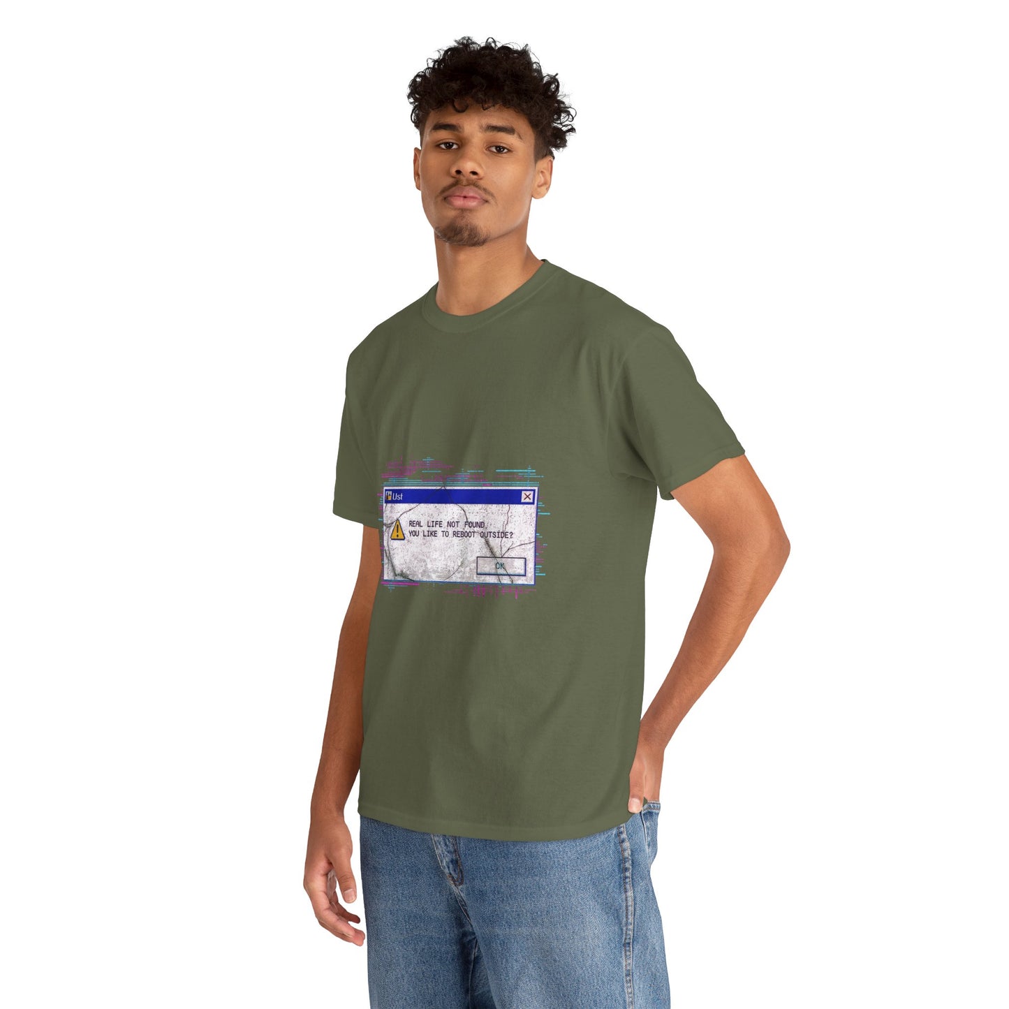 Windows Error Popup Glitch Art Tee