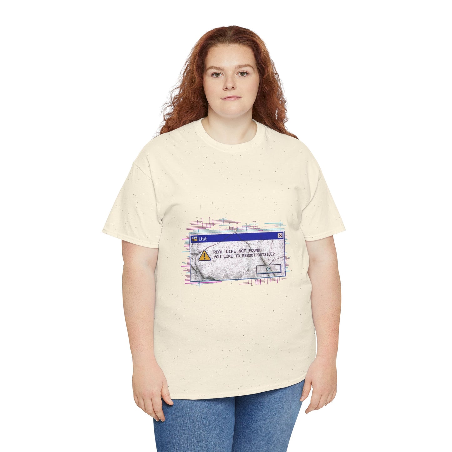 Windows Error Popup Glitch Art Tee