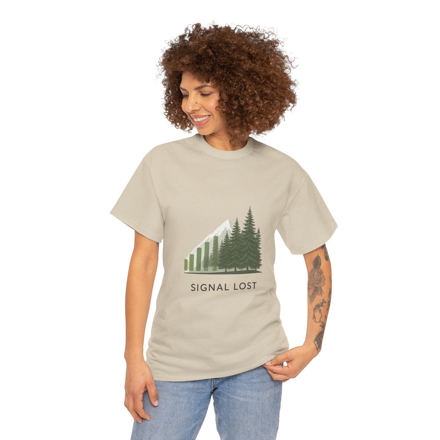 Signal Lost Forest Tee