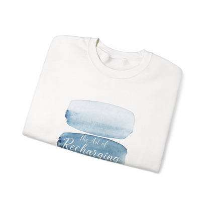 The Art of Recharging Watercolor Sweatshirt