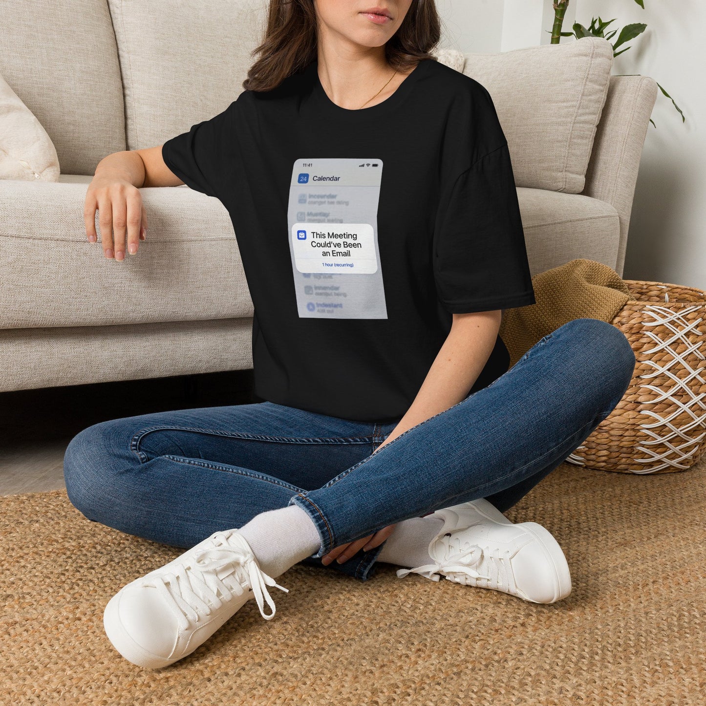 This Meeting Could've Been an Email Calendar Pop-Up Tee