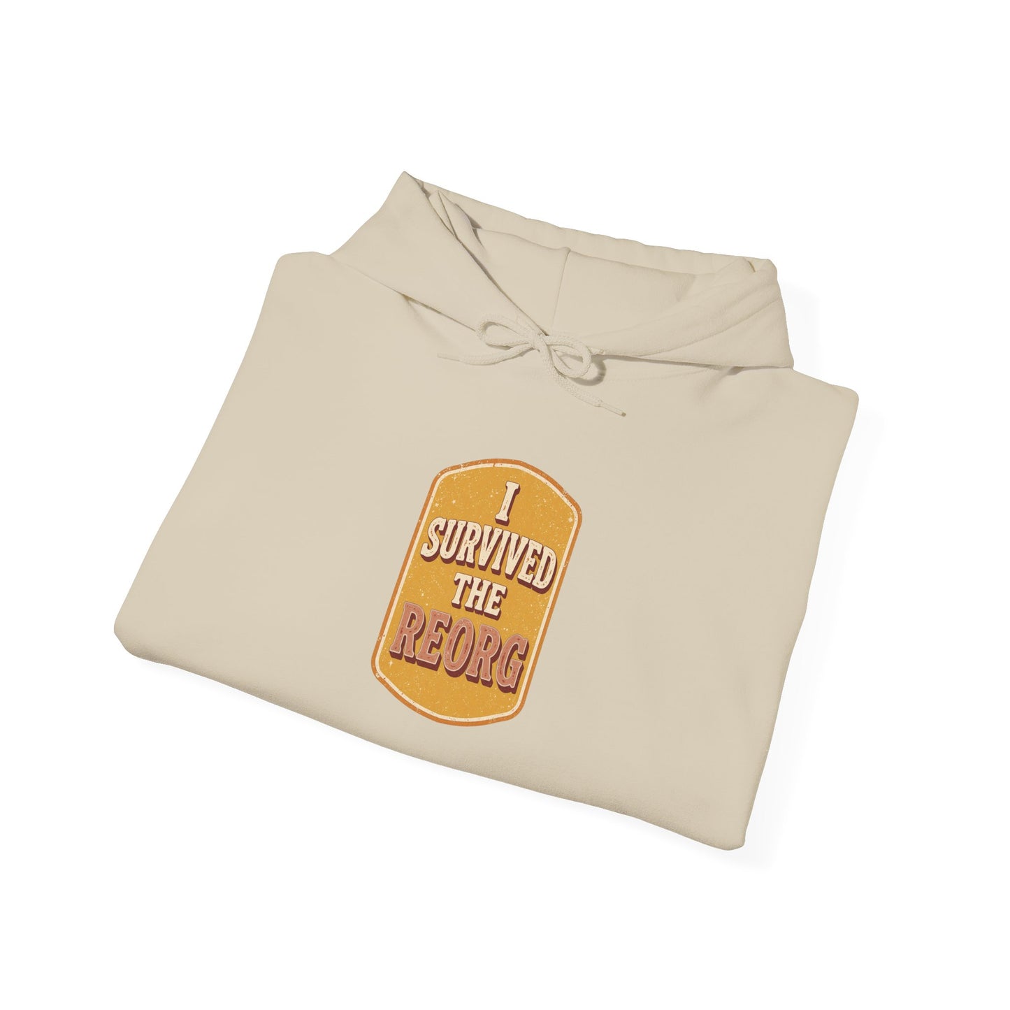 I Survived the Reorg Retro Patch Crewneck Hoodie