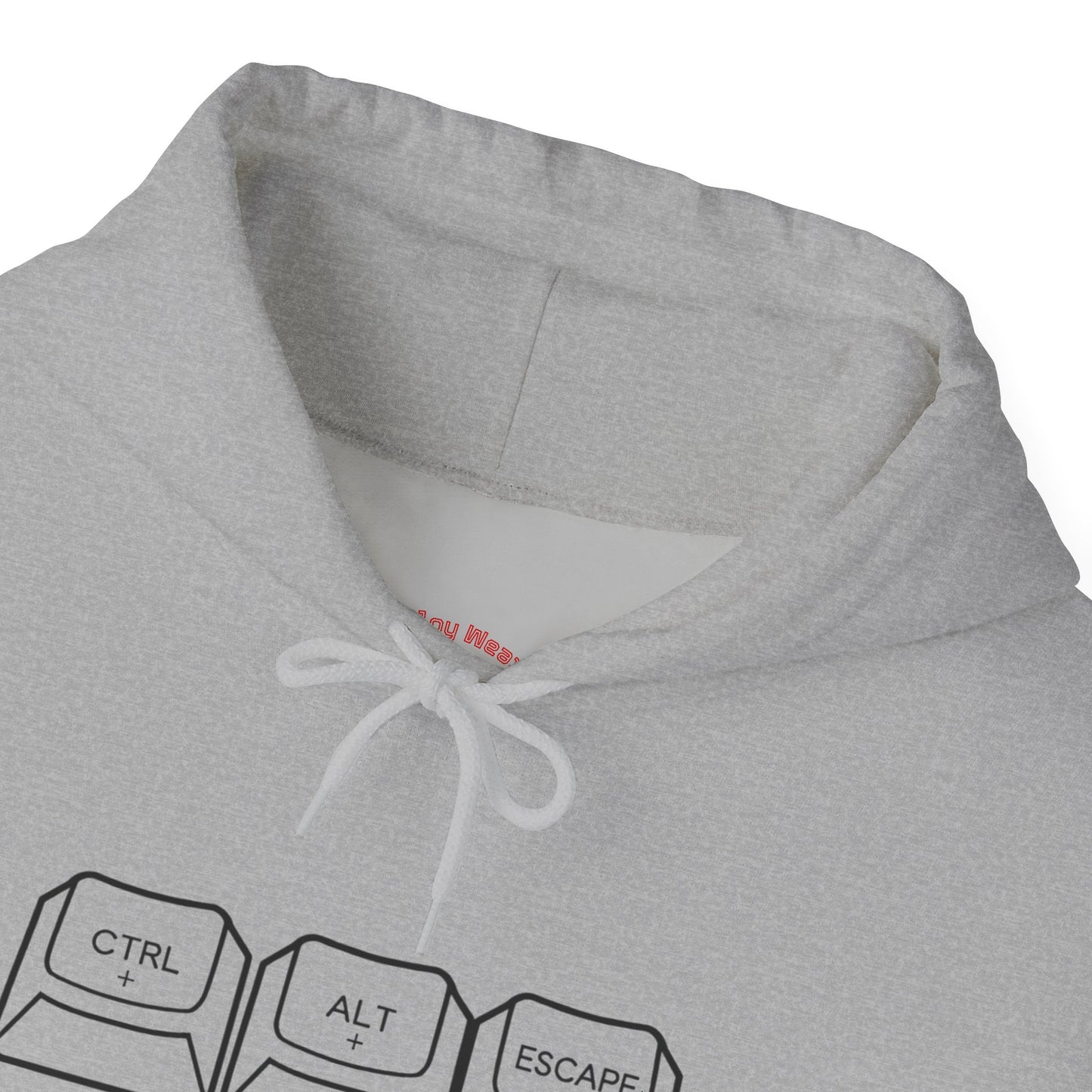 Three Keyboard Keys Design Hoodie