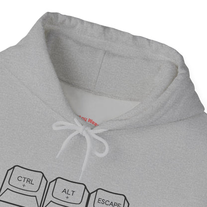 Three Keyboard Keys Design Hoodie