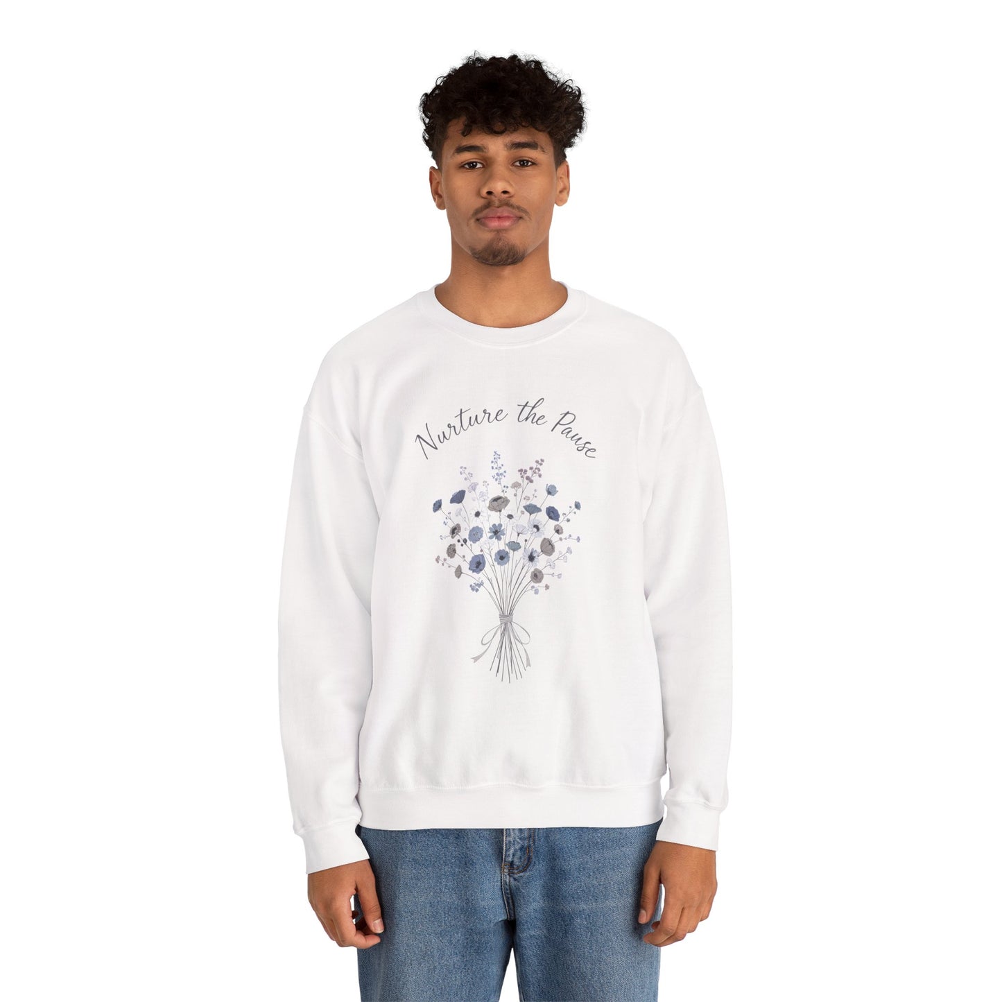Nurture the Peace Floral Sweatshirt