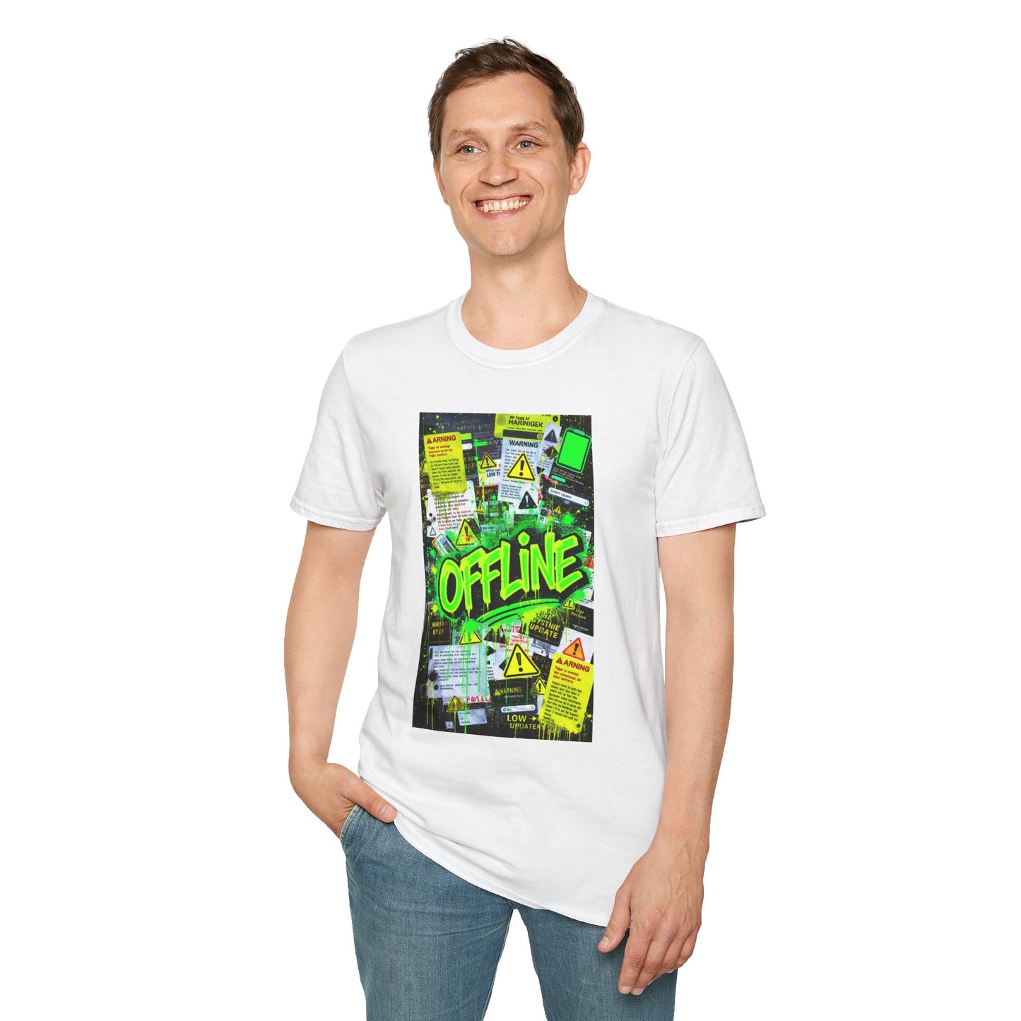Neon Offline Graphic T-Shirt