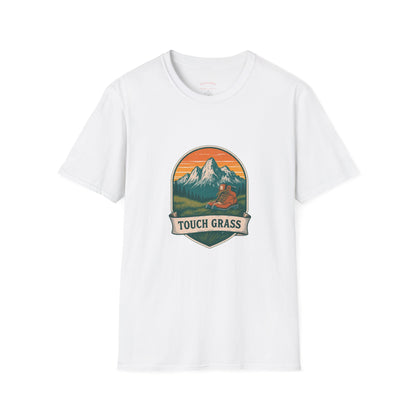 Vintage Mountain Patch Touch Grass Tee