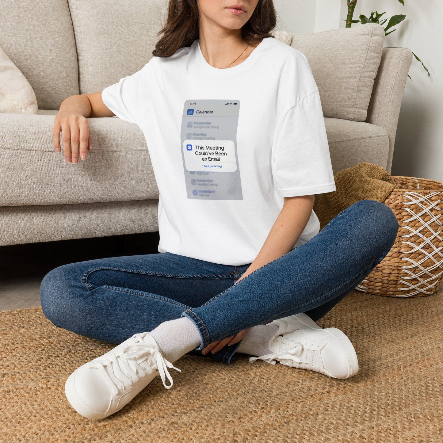 This Meeting Could've Been an Email Calendar Pop-Up Tee