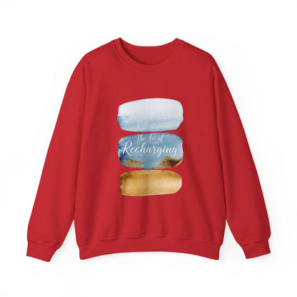The Art of Recharging Watercolor Sweatshirt