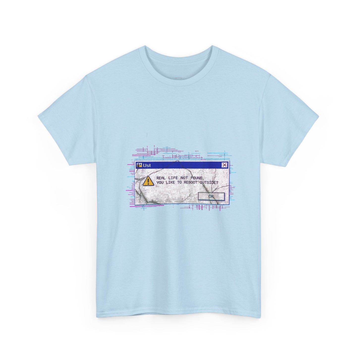 Windows Error Popup Glitch Art Tee