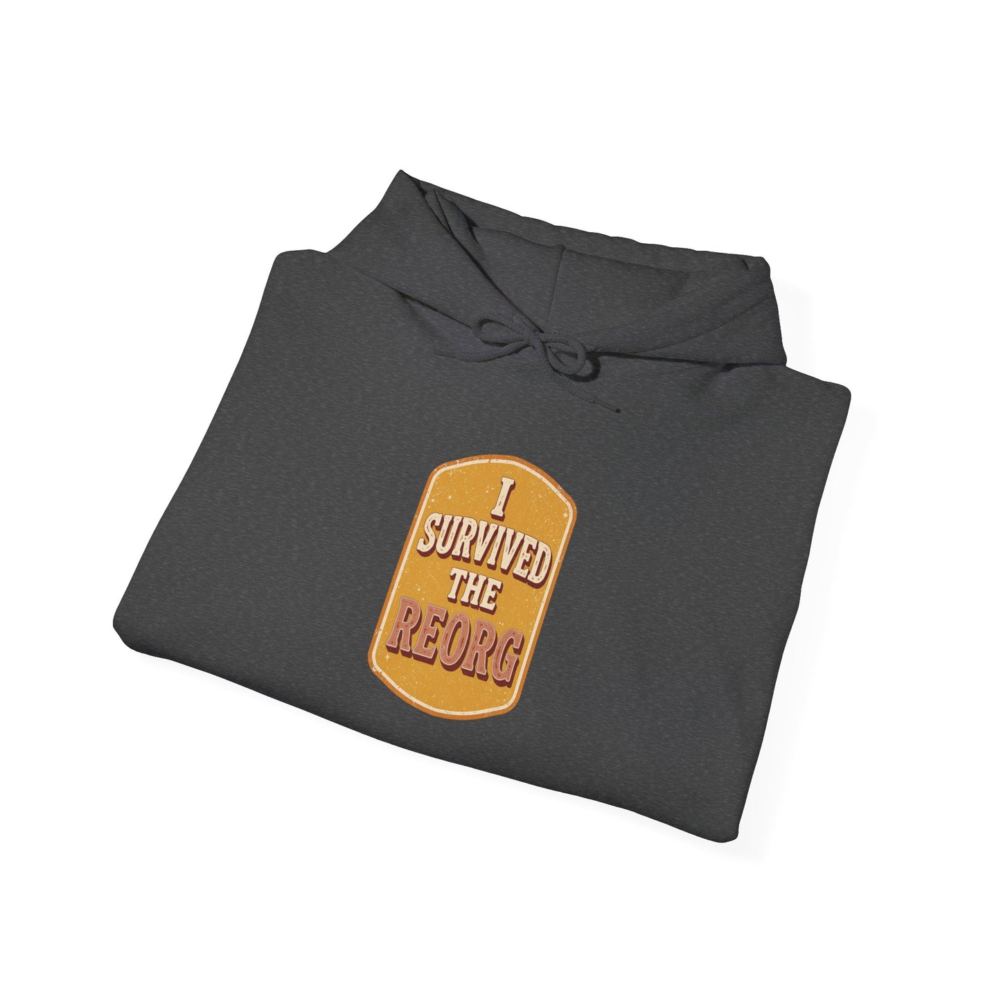 I Survived the Reorg Retro Patch Crewneck Hoodie