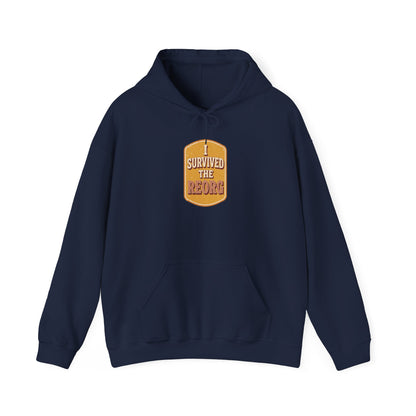 I Survived the Reorg Retro Patch Crewneck Hoodie