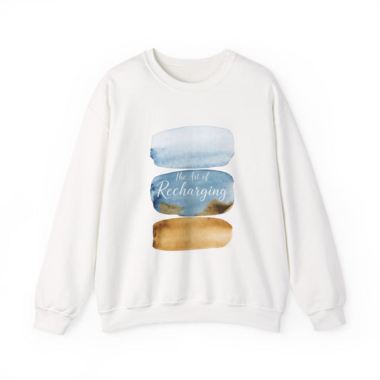 The Art of Recharging Watercolor Sweatshirt