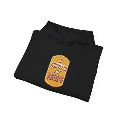 I Survived the Reorg Retro Patch Crewneck Hoodie