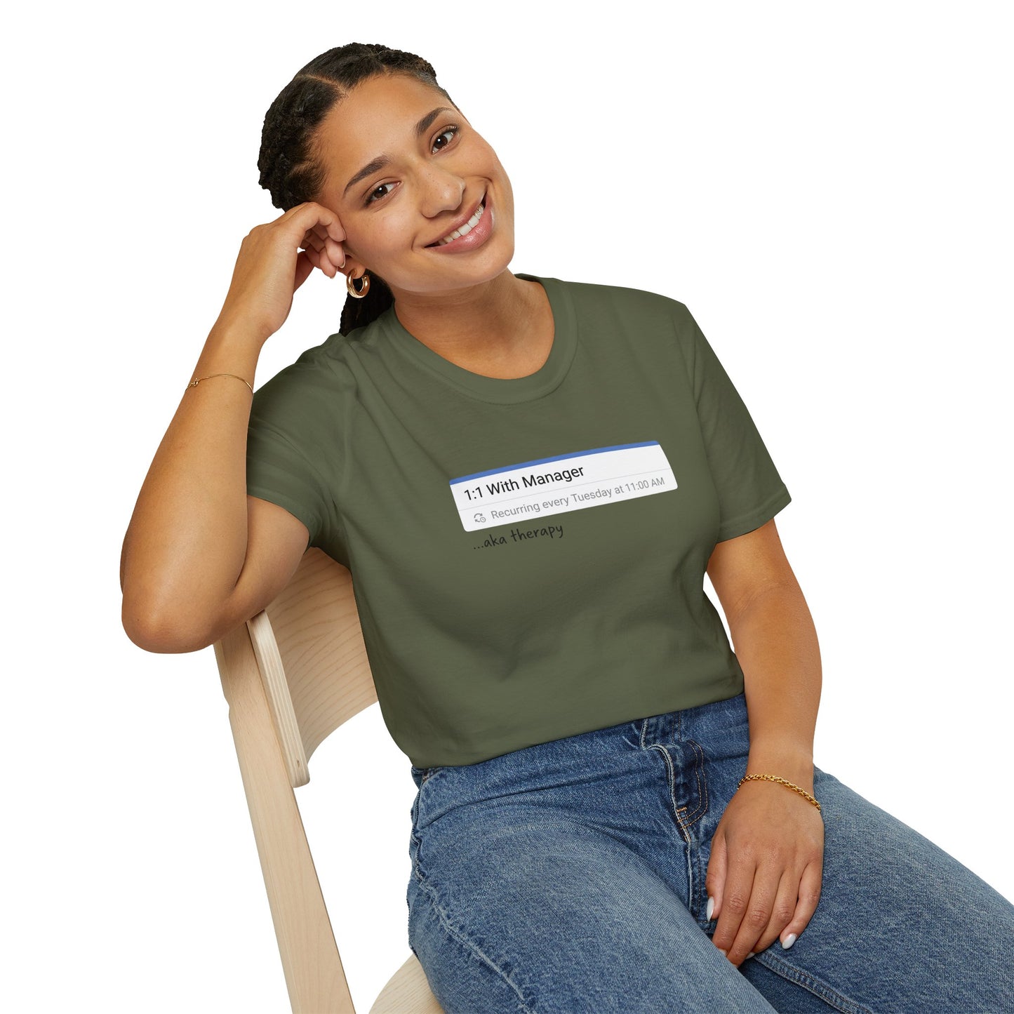 1:1 With Manager "aka therapy" T-Shirt