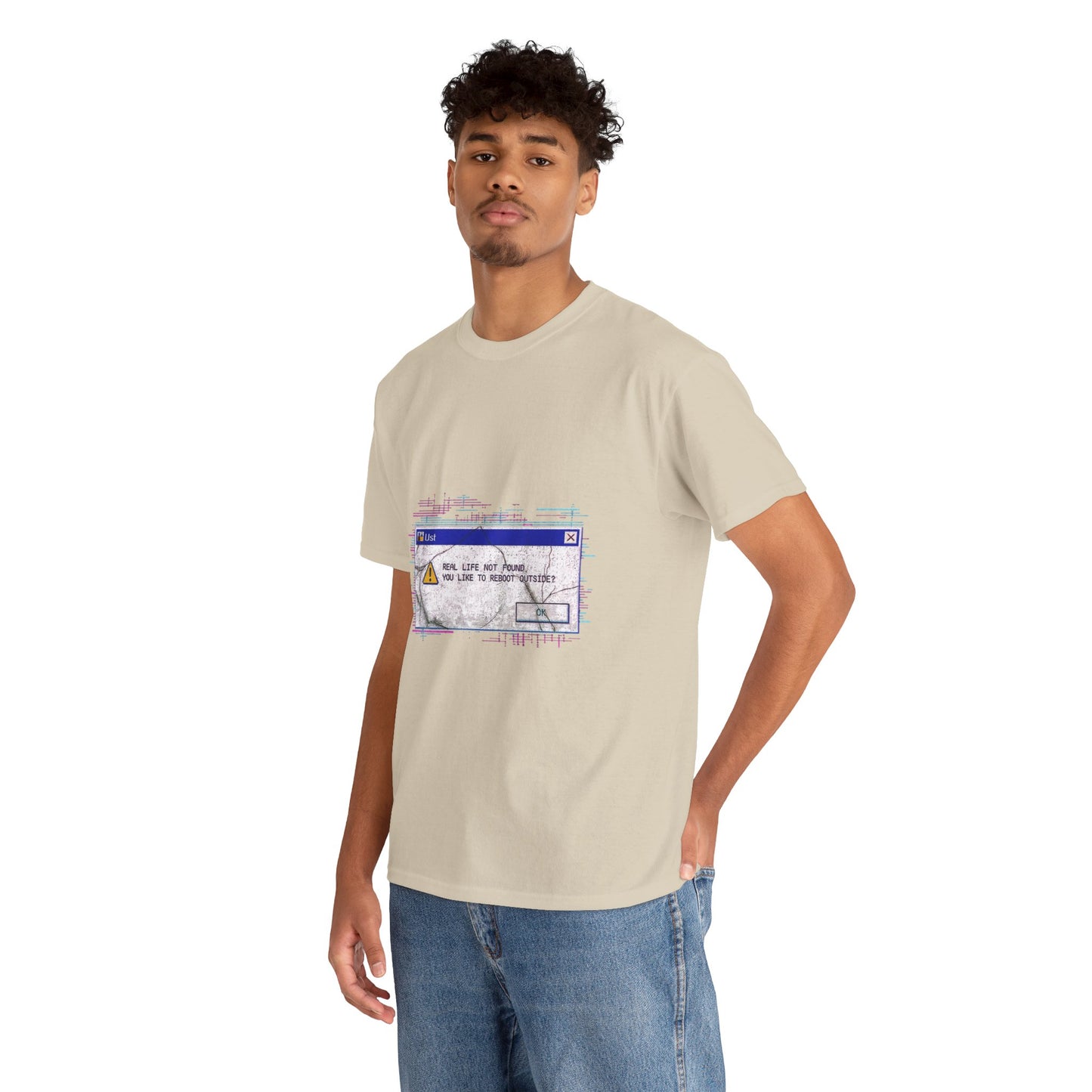 Windows Error Popup Glitch Art Tee