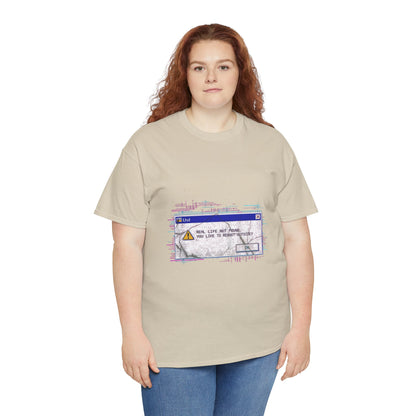 Windows Error Popup Glitch Art Tee