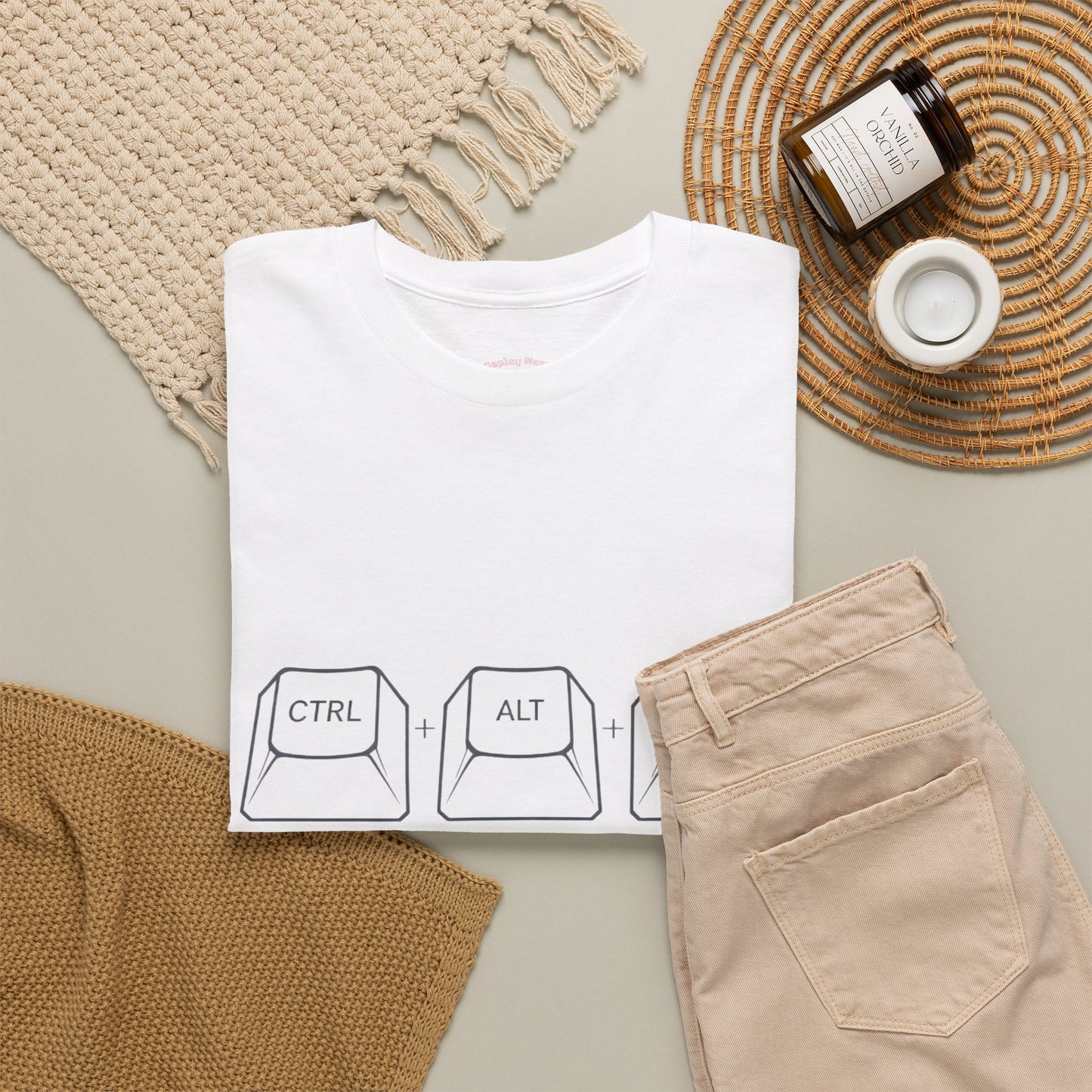 Ctrl Alt Del Keyboard Tee