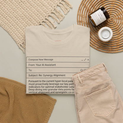 T-Shirt — Minimalist ‘My AI Wrote This Email, You Can Tell’ Tech Graphic Tee